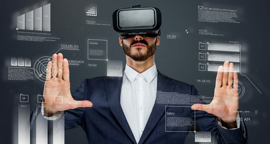 Human collaboration with AI technology in modern workplaces
