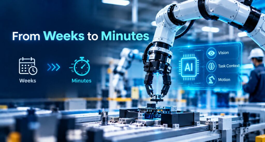 From Weeks to Minutes: How AI Is Changing Factory Robot Programming